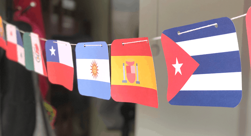 Spanish flags