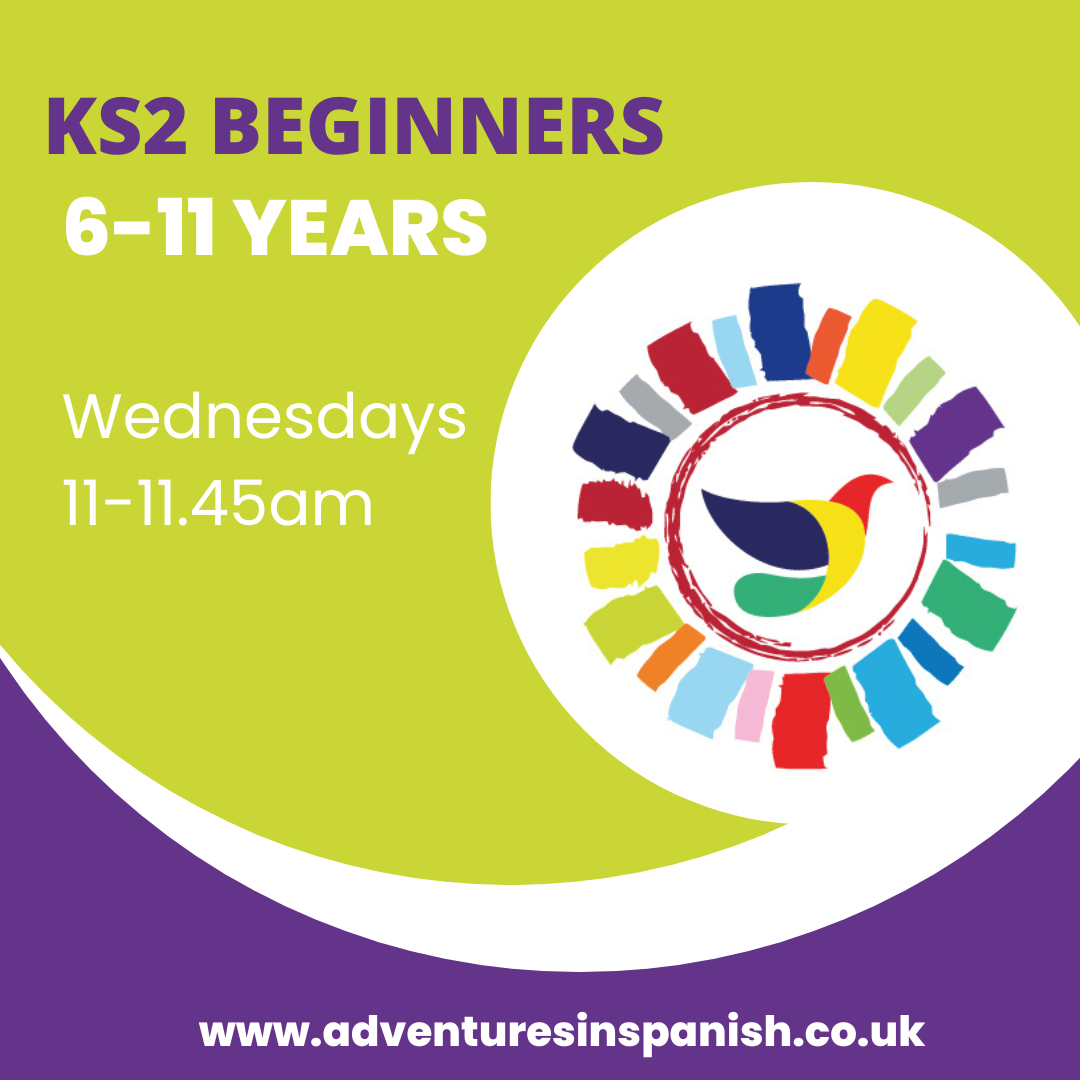KS2 beginners Class (Wednesday) - Adventures in Spanish