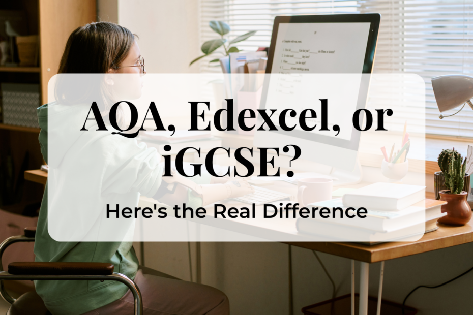 Home-educated student studying for GCSE Spanish exam boards including AQA and Edexcel