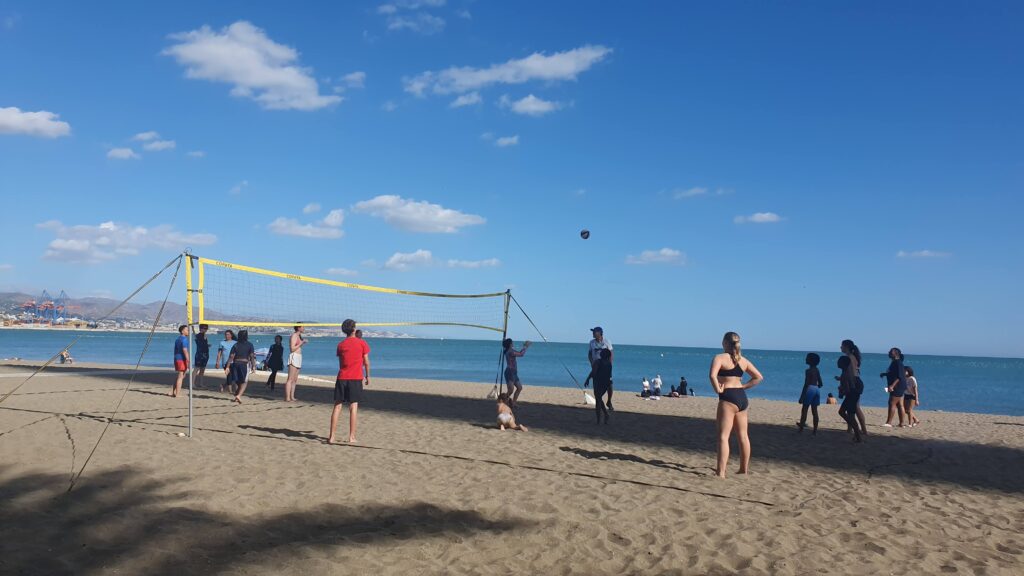Children on a Spanish immersion trip in Málaga building confidence and friendships