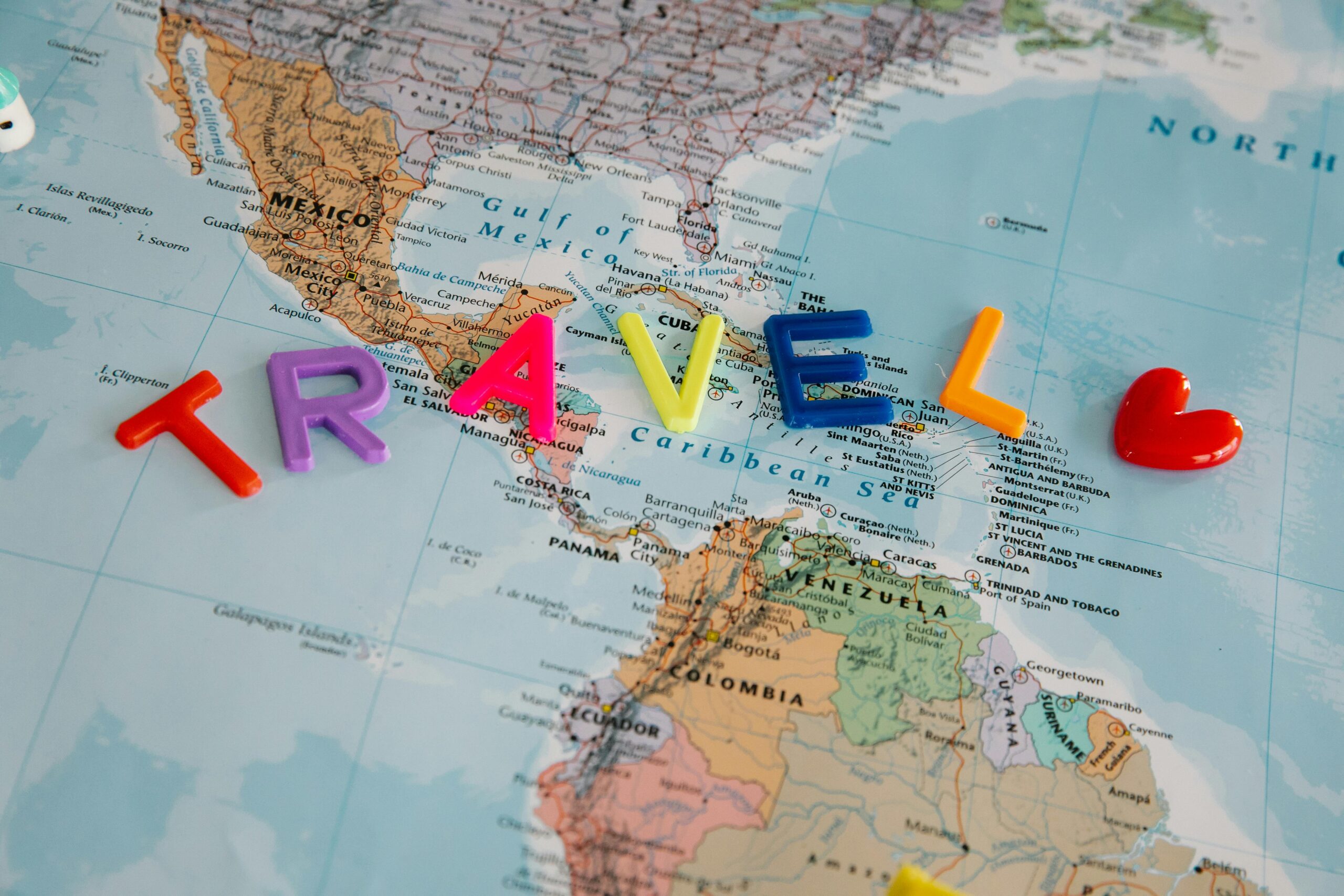 A colourful world map focused on Spanish-speaking countries