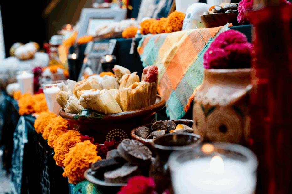 Day of the dead ofrenda