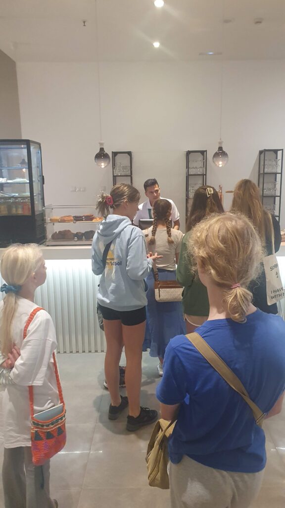 Children and families enjoying a Spanish immersion trip in Spain, learning through cultural experiences and real-life conversations